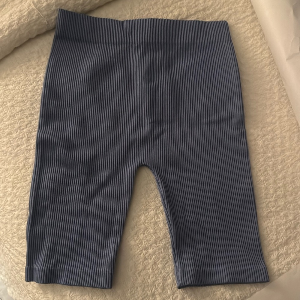 Zara ribbed biking shorts